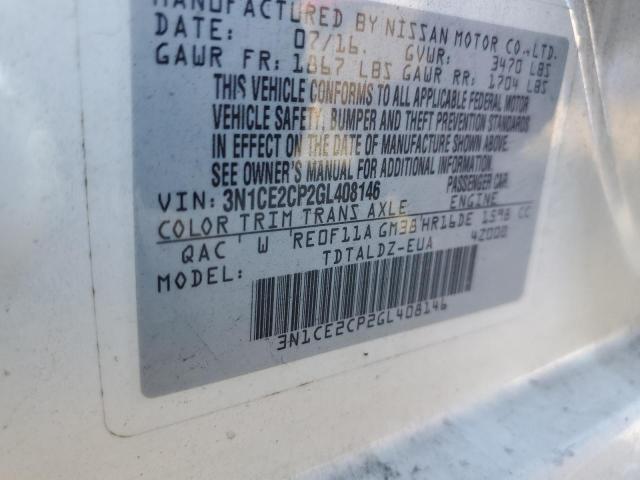 2016 NISSAN VERSA NOTE - 3N1CE2CP2GL408146
