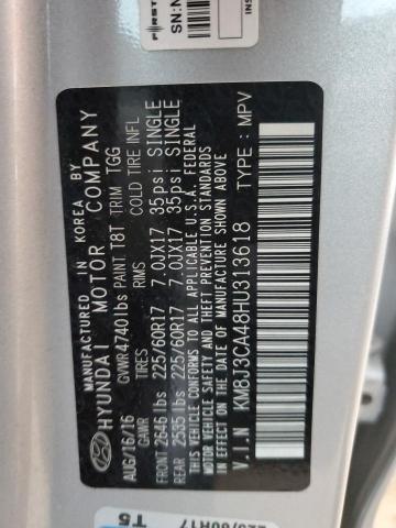 KM8J3CA48HU313618 | 2017 HYUNDAI TUCSON LIM