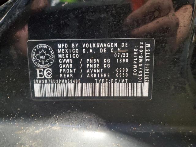 2023 VOLKSWAGEN JETTA COMF 3VWSM7BU2PM059495