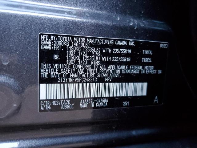 2T3Y1RFV9PC248343 | 2023 TOYOTA RAV4 LIMIT