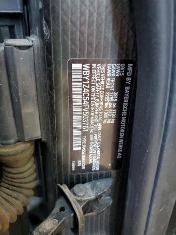 2015 BMW I3 Rex VIN: WBY1Z4C54FV503761 Lot: 80887933