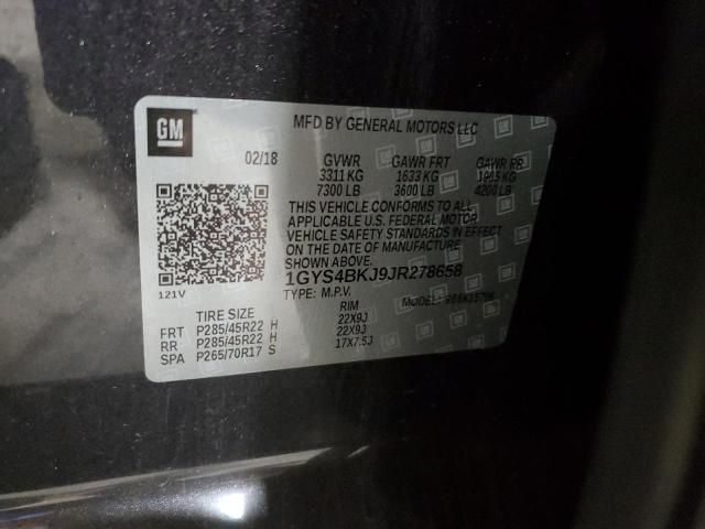 2018 CADILLAC ESCALADE L - 1GYS4BKJ9JR278658