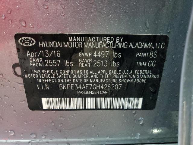 5NPE34AF7GH426207 | 2016 Hyundai sonata sport