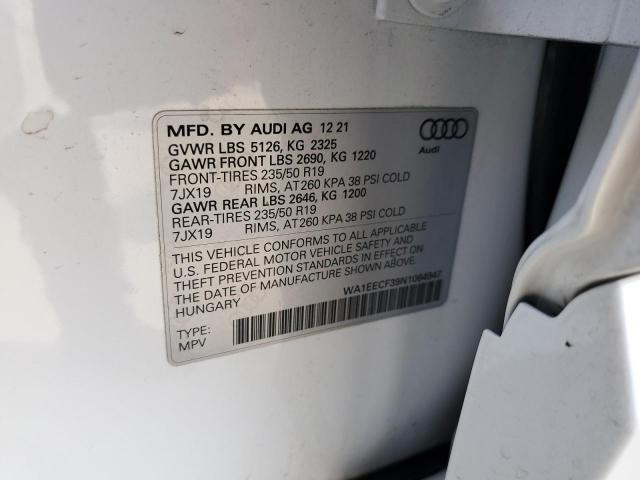 WA1EECF39N1064947 | 2022 AUDI Q3 PREMIUM