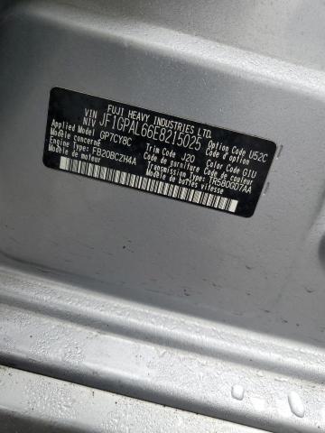 JF1GPAL66E8215025 | 2014 SUBARU IMPREZA SP