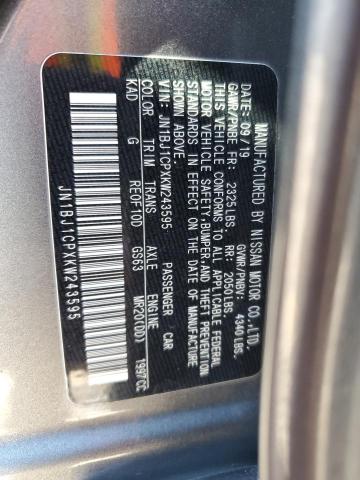 2019 NISSAN ROGUE SPT JN1BJ1CPXKW243595
