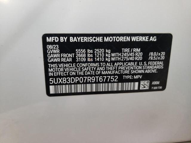 2024 BMW X3 M40I 5UX83DP07R9T67752