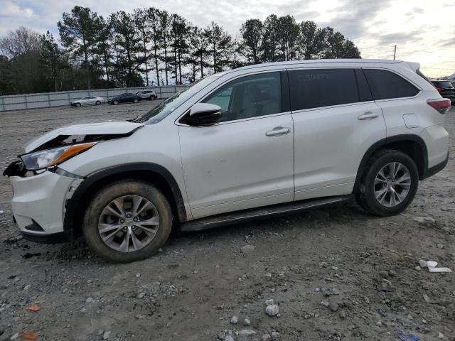 VIN 5TDKKRFH5ES004487 2014 Toyota Highlander, Xle no.1