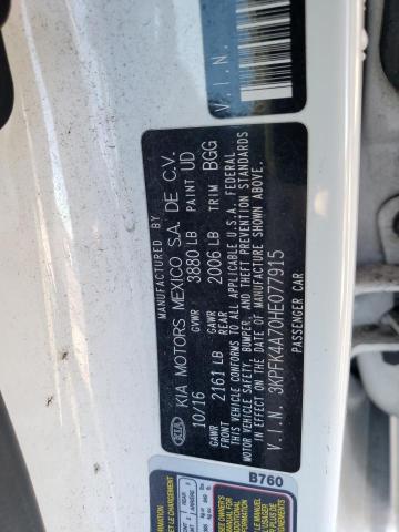 2017 KIA FORTE LX - 3KPFK4A70HE077915