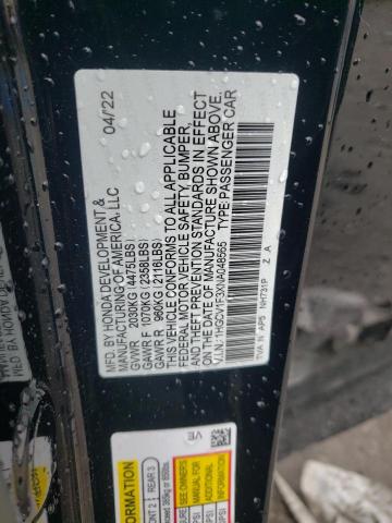 1HGCV1F3XNA048565 | 2022 HONDA ACCORD SPO