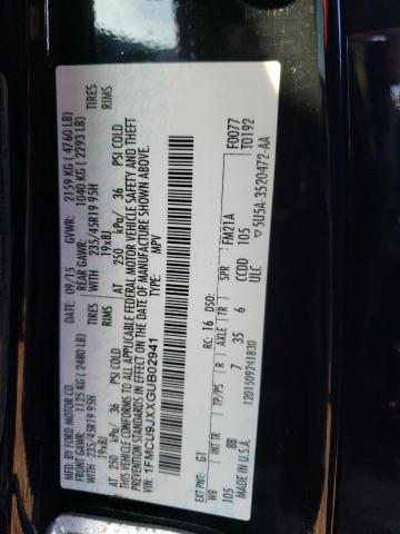 2016 FORD ESCAPE TIT - 1FMCU9JXXGUB02941