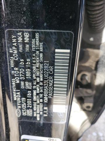 KMHRB8A33LU022821 | 2020 HYUNDAI VENUE SE