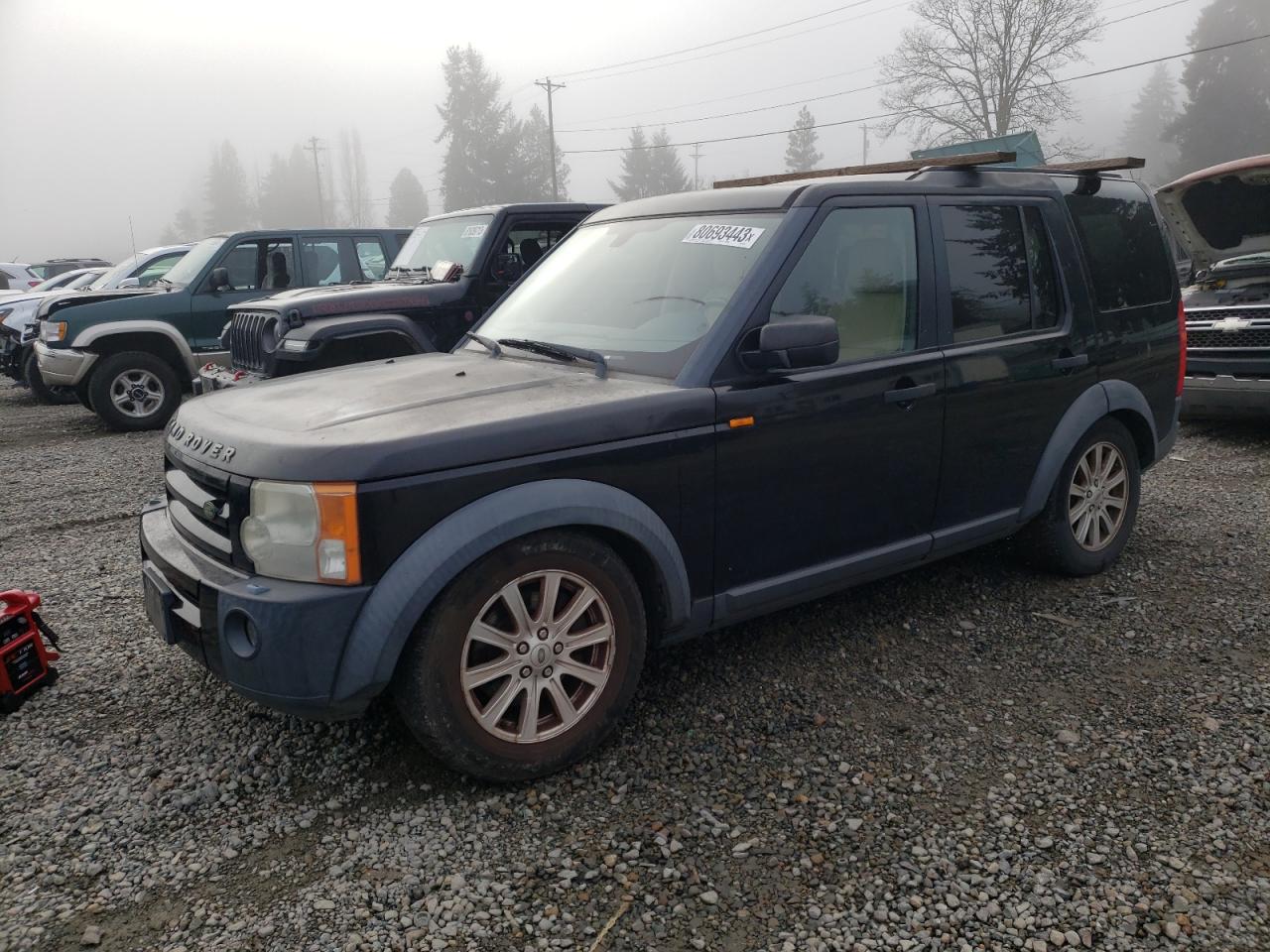 LAND ROVER LR3 SE 2008 black  gas SALAE25498A480244 photo #1