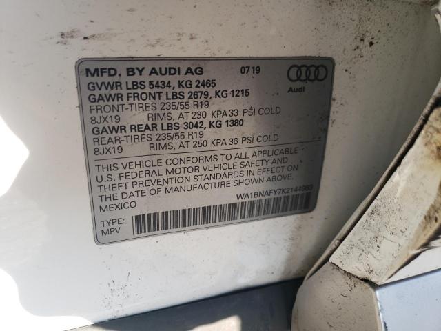 WA1BNAFY7K2144983 2019 AUDI Q5, photo no. 14