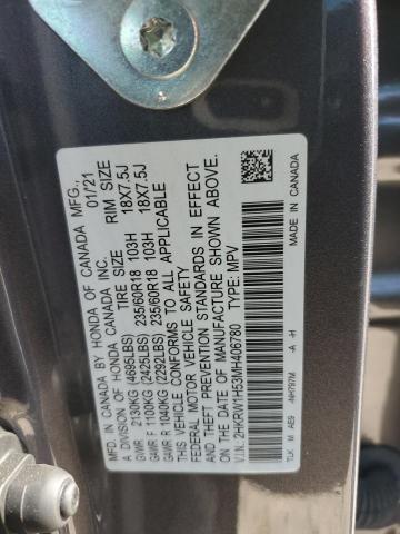 2HKRW1H53MH406780 | 2021 Honda cr-v ex