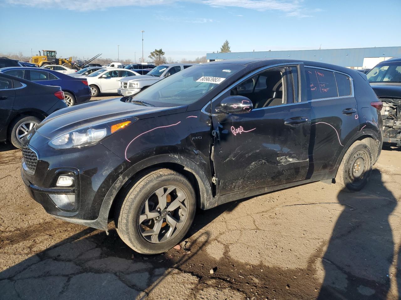 KNDPMCAC0M7912783 2021 Kia Sportage Lx