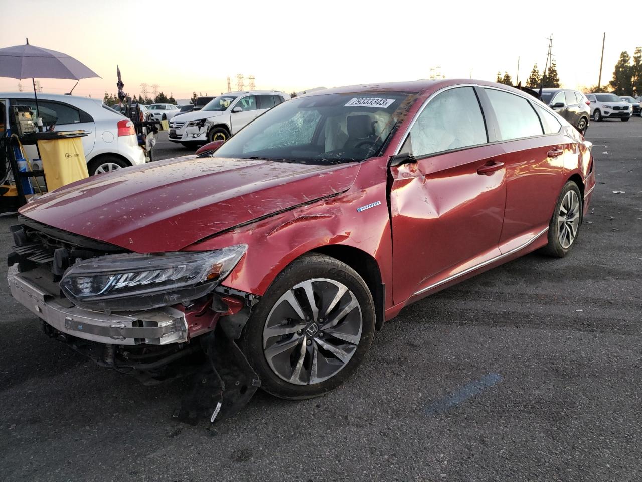 1HGCV3F50JA006252 2018 Honda Accord Hybrid Exl