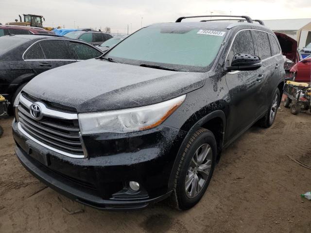 VIN 5TDJKRFH5FS145170 2015 Toyota Highlander, Xle no.1