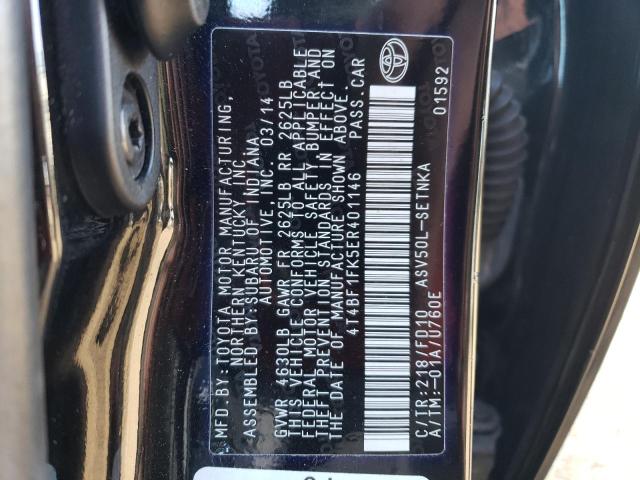 4T4BF1FK5ER401146 | 2014 TOYOTA CAMRY L