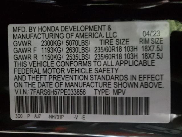 7FARS6H57PE033856 | 2023 HONDA CR-V SPORT