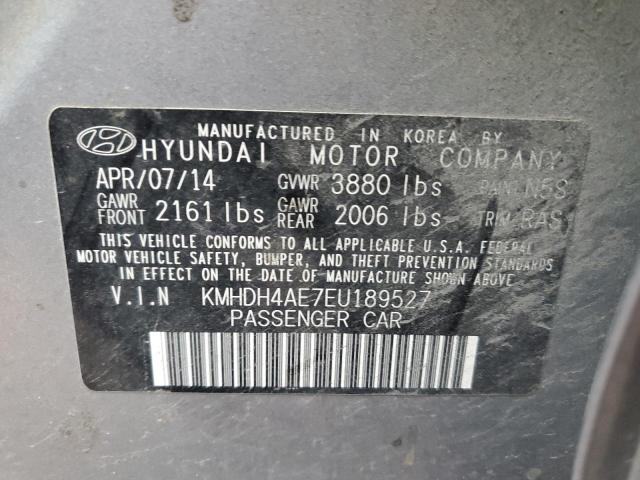 KMHDH4AE7EU189527 | 2014 HYUNDAI ELANTRA SE