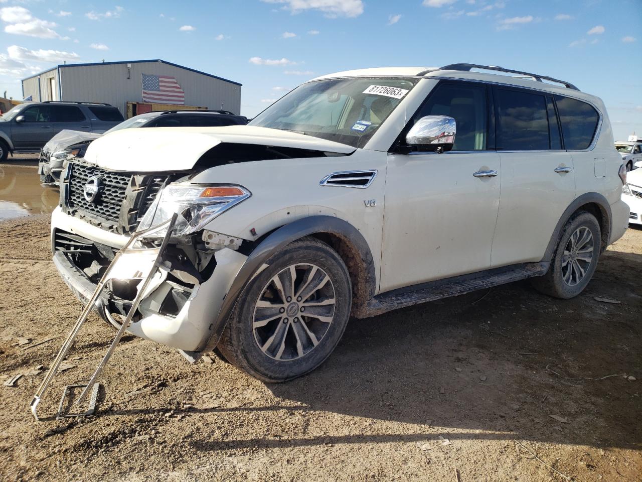 2020 Nissan Armada at TX Amarillo Copart lot 81726063