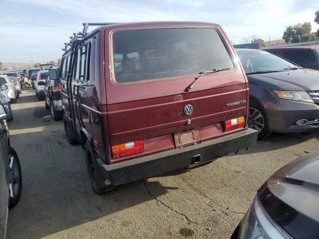 VOLKSWAGEN MINIVAN BUS 1990 1