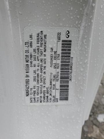 2017 INFINITI Q60 BASE JN1CV7EL8HM321110