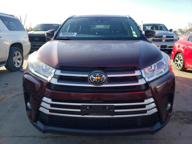 VIN 5TDJZRFH2KS954518 2019 Toyota Highlander, SE no.5