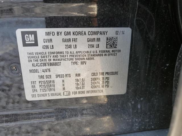 KL4CJCSB7EB668037 | 2014 BUICK ENCORE