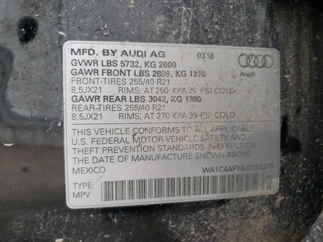 WA1C4AFY8J2155271 2018 AUDI SQ5 - Image 13