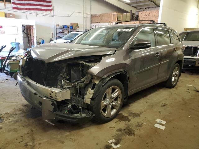 VIN 5TDDKRFH9FS216934 2015 Toyota Highlander, Limited no.1