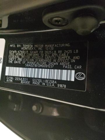 58ADZ1B13MU091237 | 2021 LEXUS ES 350 BAS