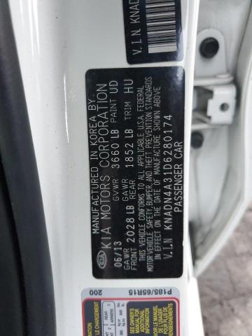 KNADN4A31D6280174 | 2013 KIA rio ex