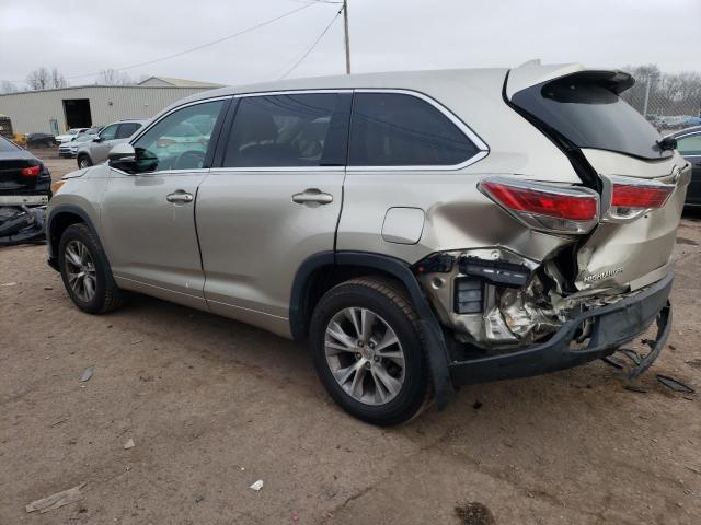 VIN 5TDBKRFH0FS176329 2015 Toyota Highlander, LE no.2