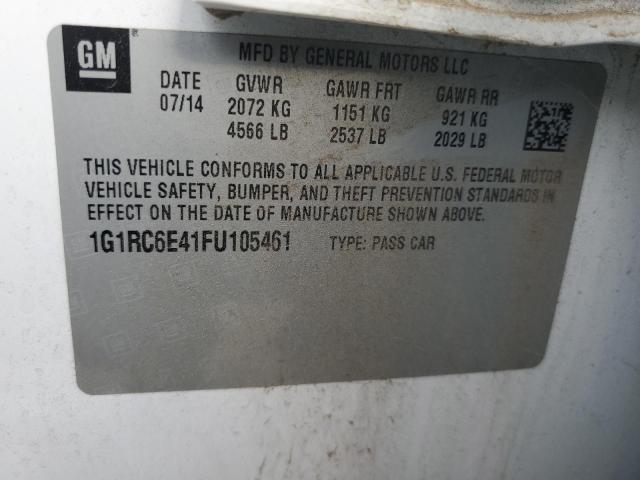 VIN 1G1RC6E41FU105461 2015 Chevrolet Volt no.12