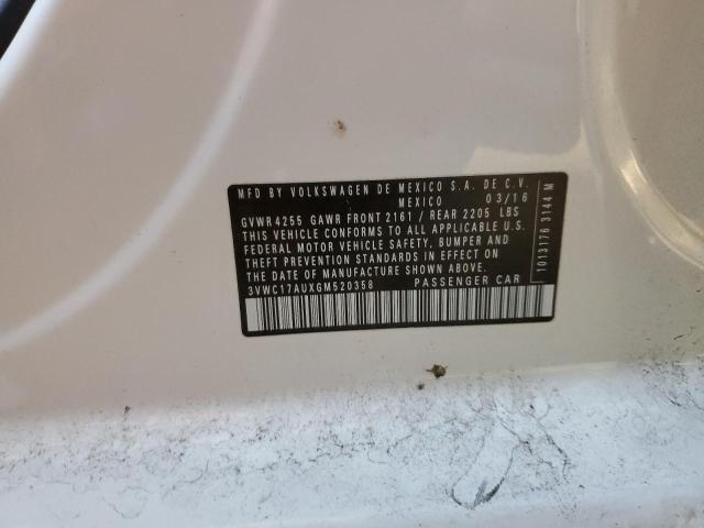 2016 VOLKSWAGEN GOLF SPORT - 3VWC17AUXGM520358