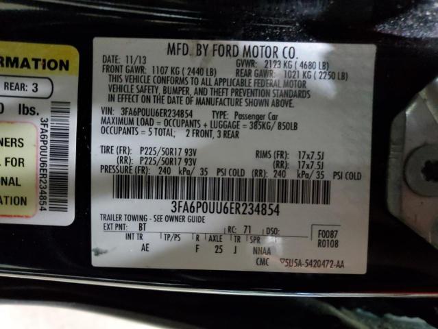 VIN 3FA6P0UU6ER234854 2014 Ford Fusion, S Hybrid no.13