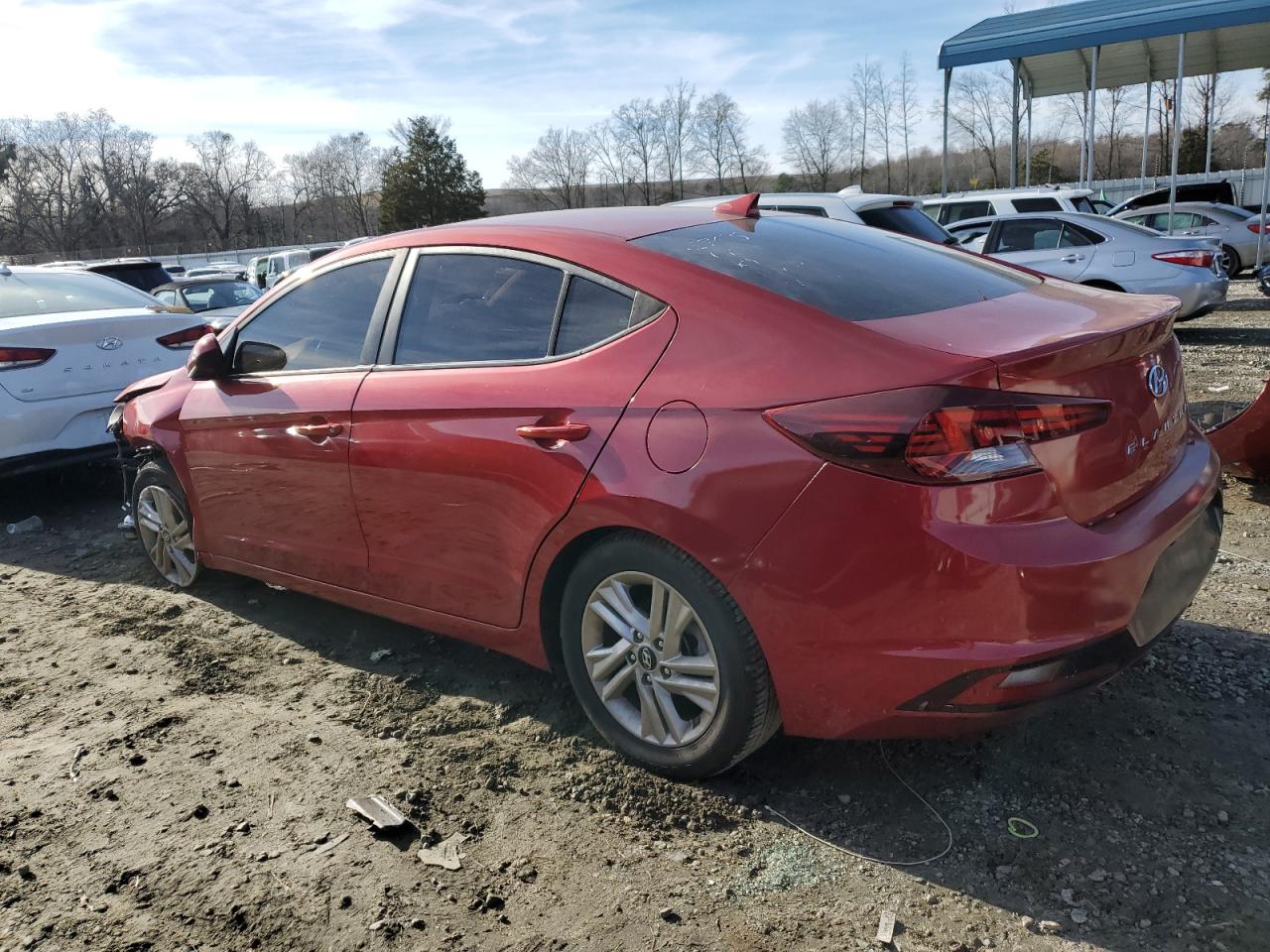 2019 Hyundai Elantra Sel vin: 5NPD84LF3KH404725