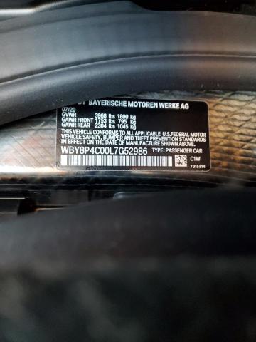 WBY8P4C00L7G52986 | 2020 BMW I3