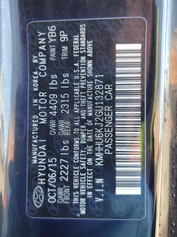 2016 HYUNDAI GENESIS CO - KMHHU6KJ2GU132871
