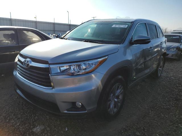 VIN 5TDJKRFH3FS141036 2015 Toyota Highlander, Xle no.1