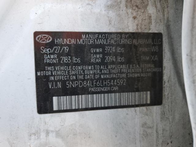 5NPD84LF6LH544592 | 2020 HYUNDAI ELANTRA SE