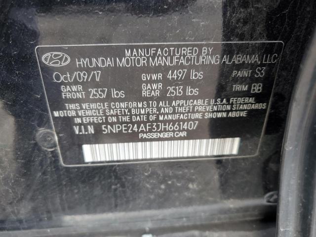 5NPE24AF3JH661407 | 2018 HYUNDAI SONATA SE