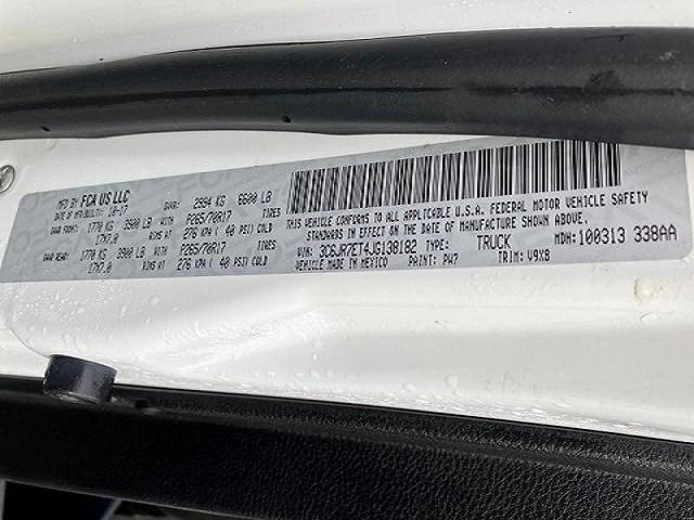 3C6JR7ET4JG138182 | 2018 RAM 1500 SLT