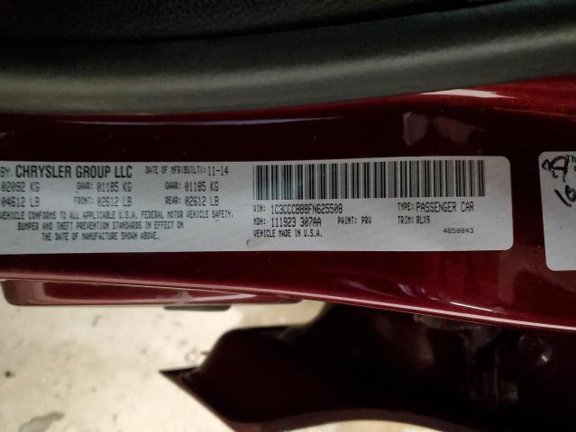 2015 CHRYSLER 200 S - 1C3CCCBB8FN625508