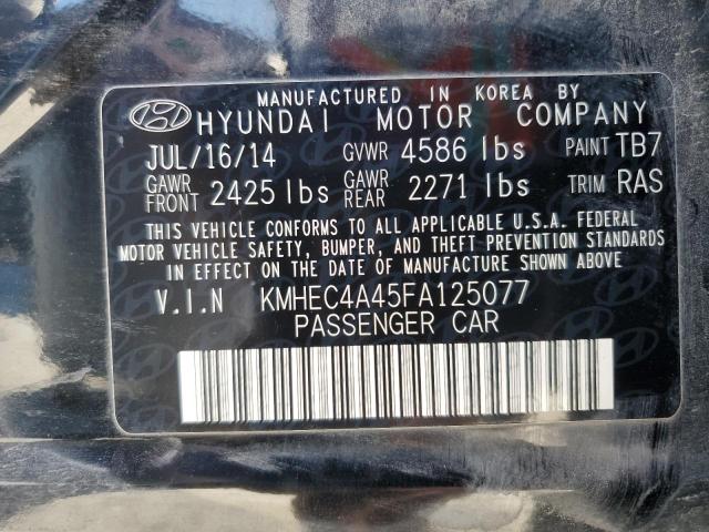 KMHEC4A45FA125077 | 2015 HYUNDAI SONATA HYB