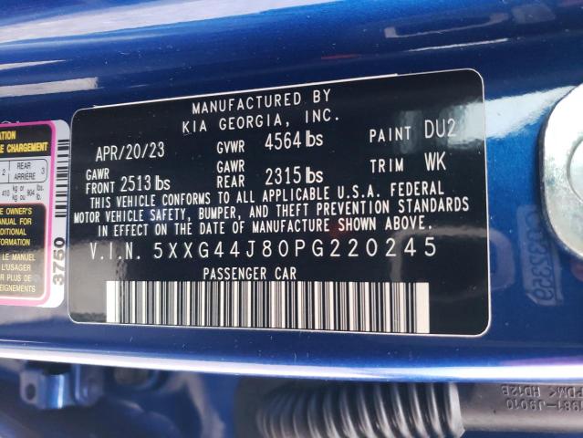 2023 KIA K5 GT - 5XXG44J80PG220245