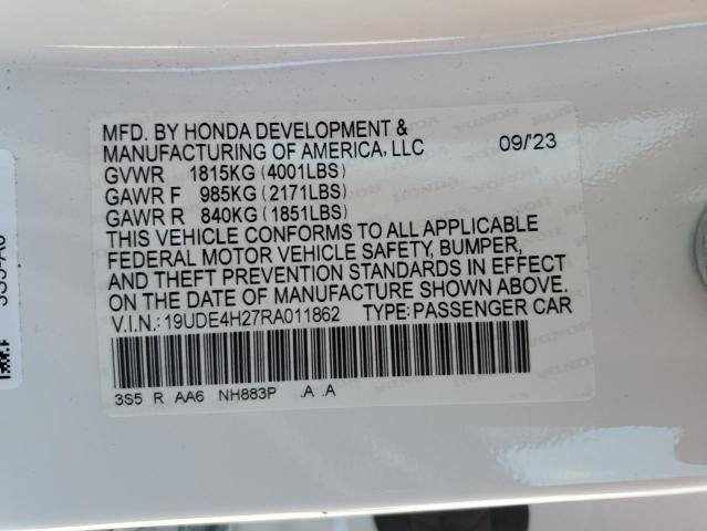 2024 ACURA INTEGRA 19UDE4H27RA011862