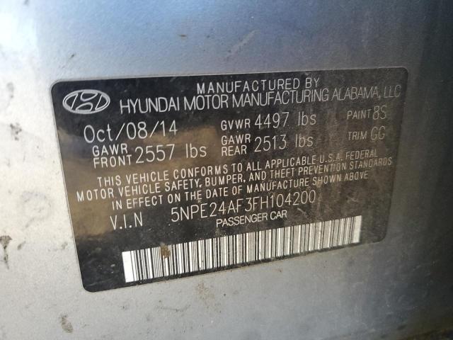 5NPE24AF3FH104200 | 2015 HYUNDAI SONATA SE